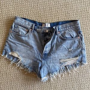 Free People Jean Shorts